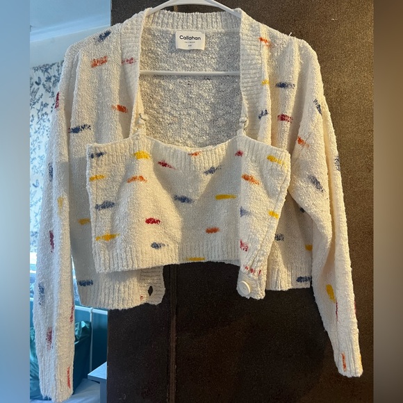 2 piece Callahan printed cardigan set - Picture 2 of 2